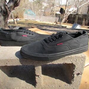 Levi's Buck CT Canvas men's black sneakers